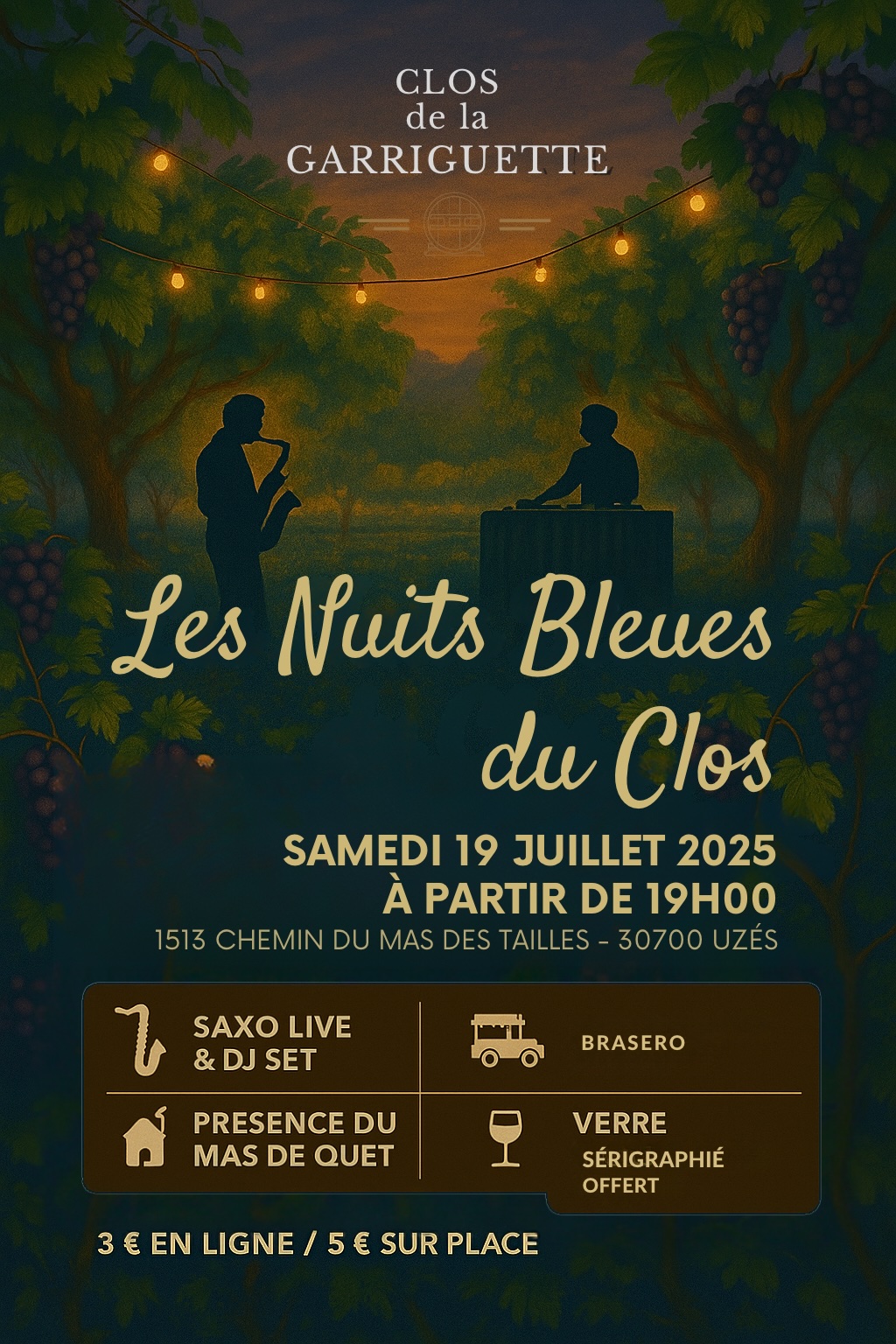 Les Nuits Bleues du Clos
